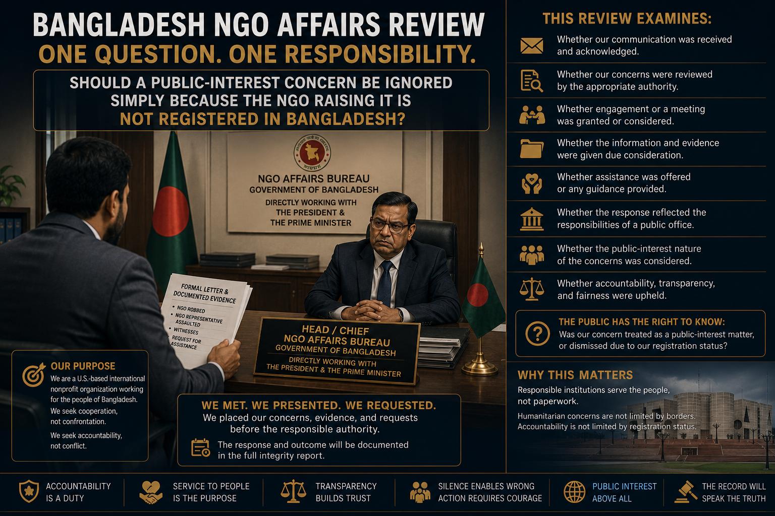 Bangladesh NGO Affairs & Media Silence Review