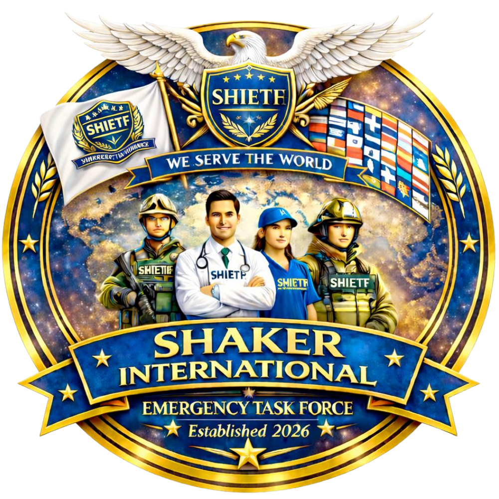 Shaker International Emergency Task Force logo