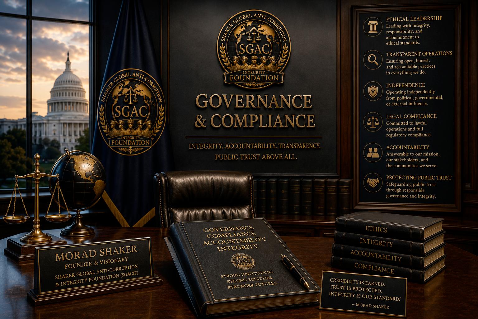 Governance & Compliance Framework – SGACIF & Morad Shaker Ecosystem